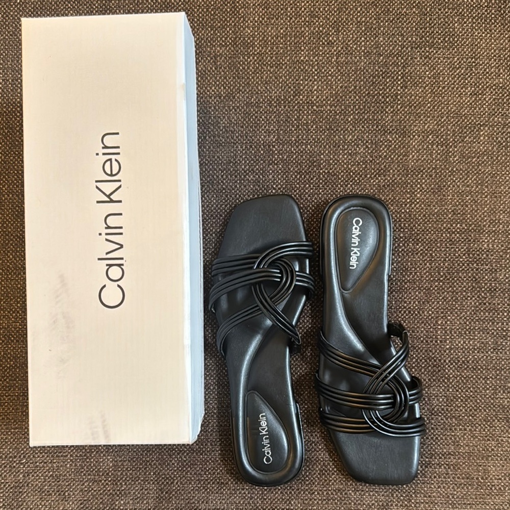 Calvin Klein Women's Black Sandals